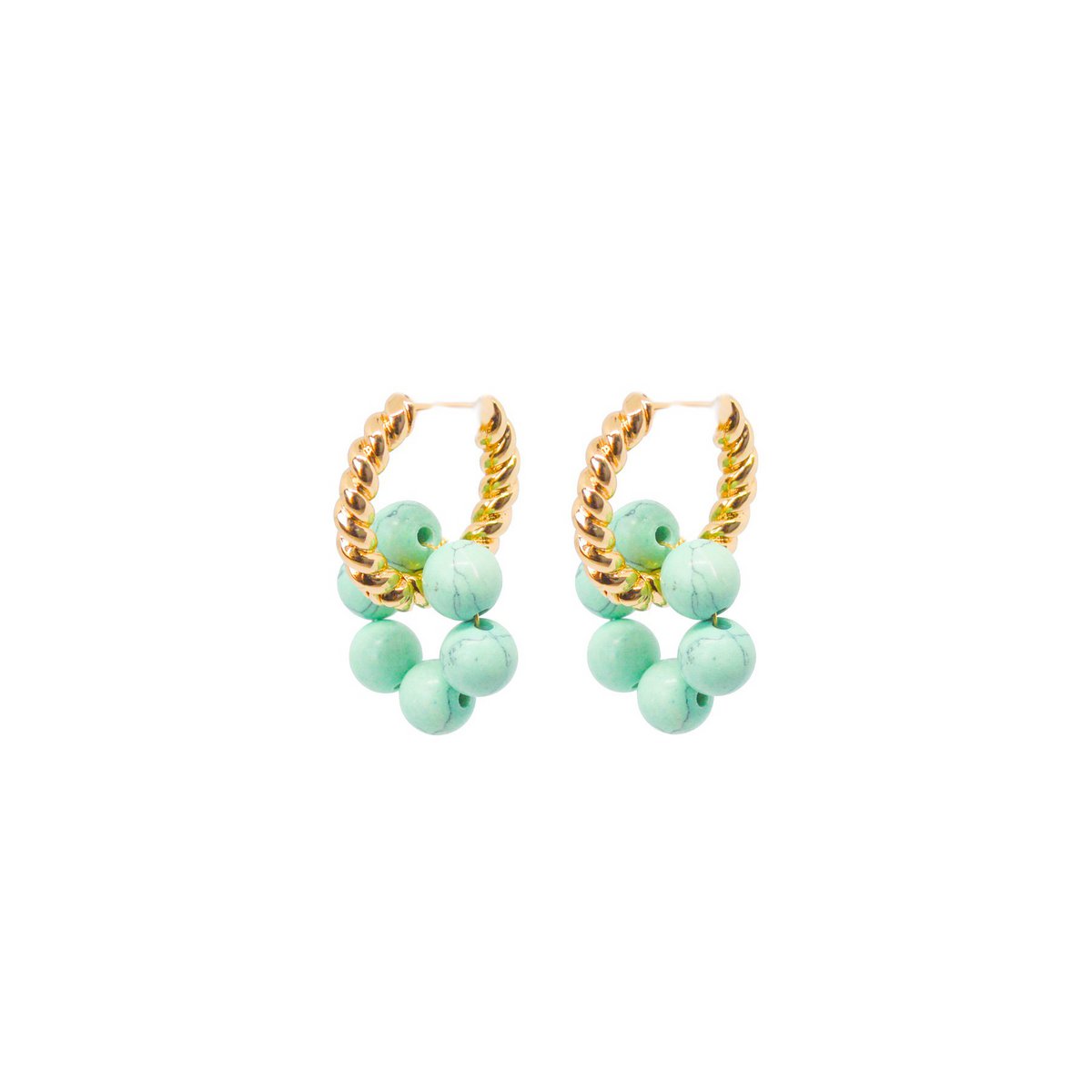Howlite earrings