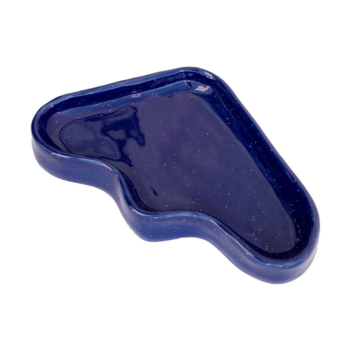 Bandeja Onda Cerámica - Triángulo Azul