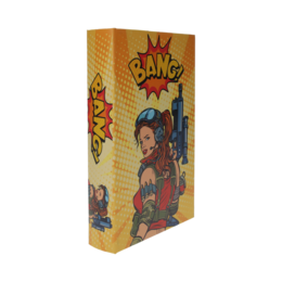 Comics Bang Fake-Buchbox aus MDF