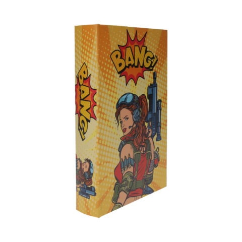 Comics Bang Fake-Buchbox aus MDF
