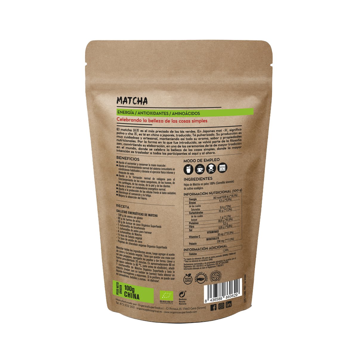 Organic Matcha powder