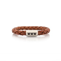 Leather Bracelet Light Brown | The Amstel