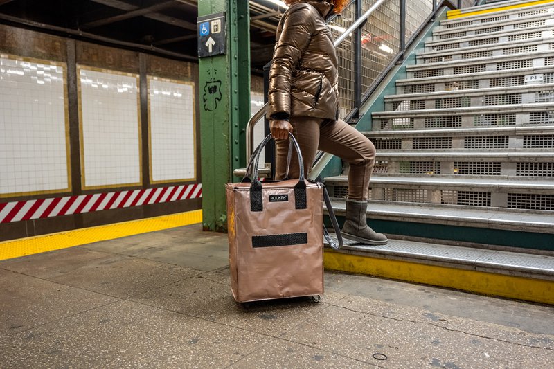 Hulkenbag Small Rosegold con copertura build