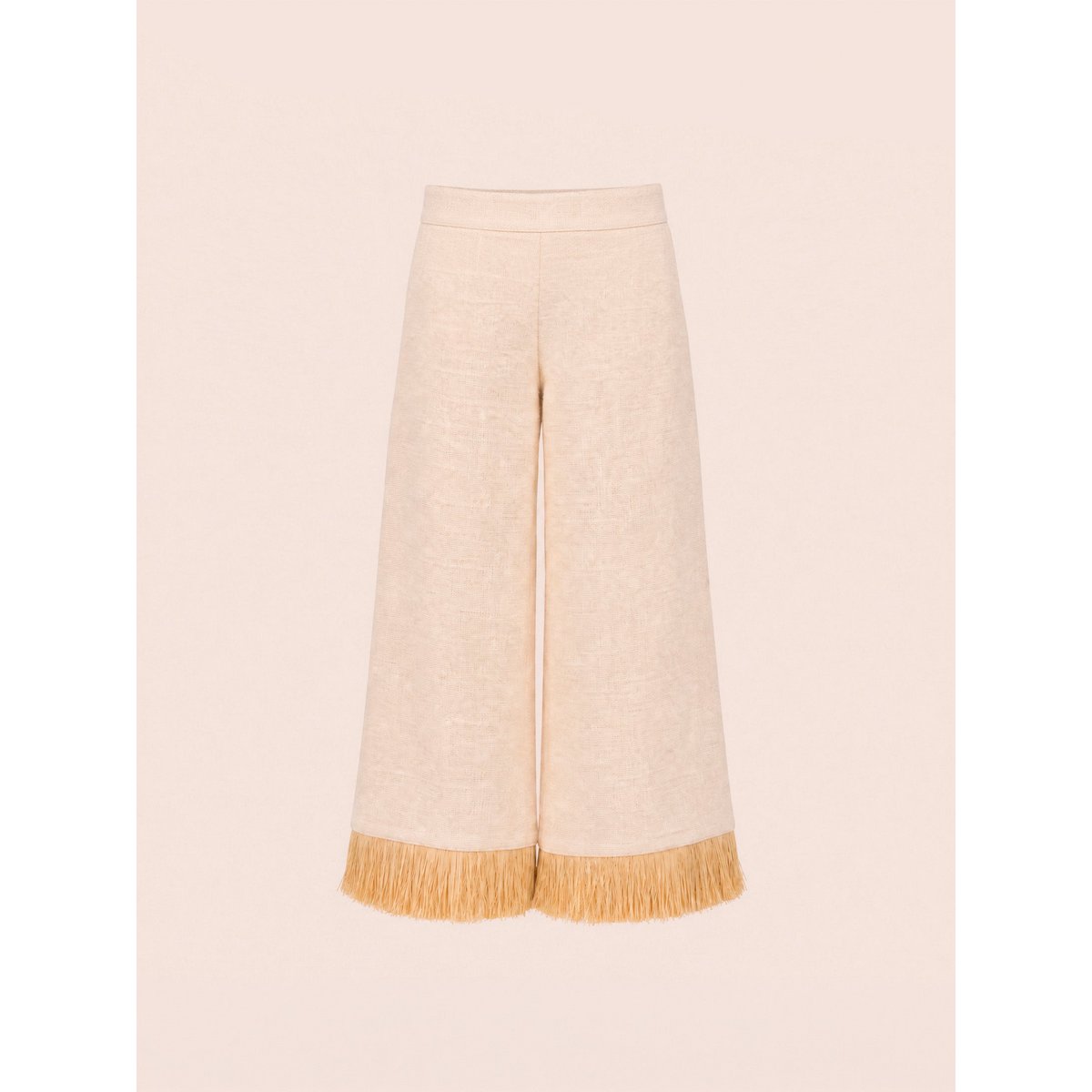 Noctis broek van stro met franjes