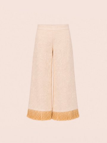 Noctis-Hose aus Stroh mit Fransen