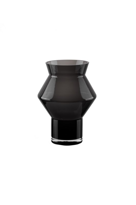 Moderne design vase, trendy topsælger, mørkegrå højkvalitets glas, CUZ11GR