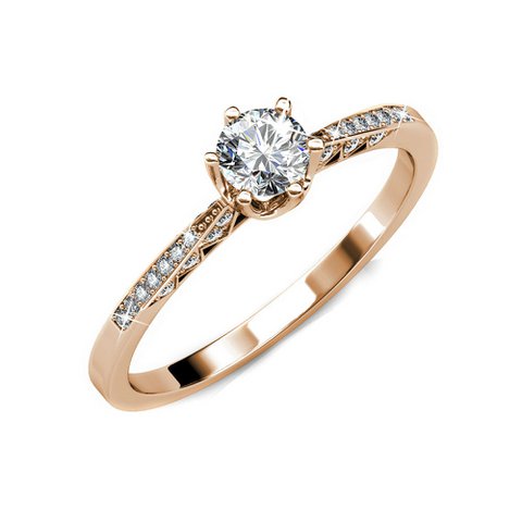 Bague Destiny - Argenté et Cristal