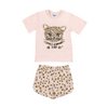 Little Leopard Shortama Baby | Light Pink
