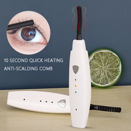 Elektrisch verwarmde wimperkruller USB oplaadbare wimperkruller Snelle verwarming Natuurlijke wimperkruller Langdurige make-uptools