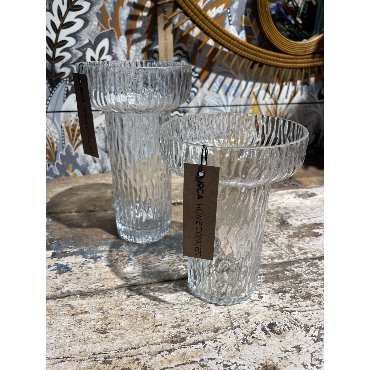 25CM BALDER GLASS VASE