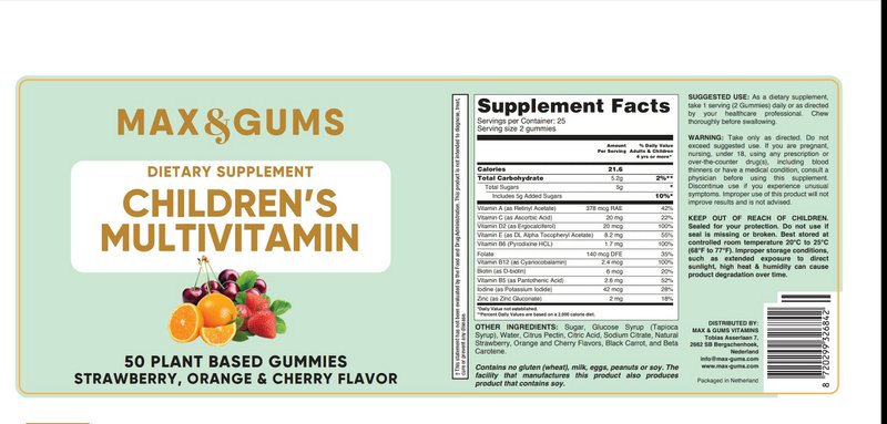 Multivitamine voor kinderen