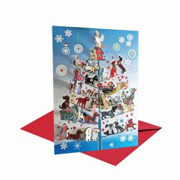 Forever Cards Advent Calendar Grußkarte - Hunde