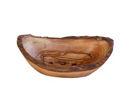 Rustiek zeepbakje (L ca. 12 - 14 cm) met gleuf aan de onderkant