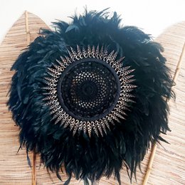 JUJUHAT MACRAME, black - 50 cm