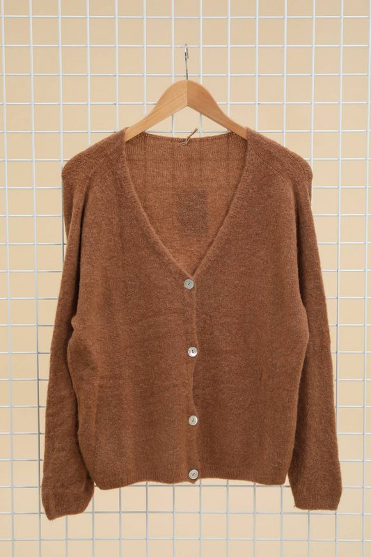 Gilet cardigan col V RÉF. 1026