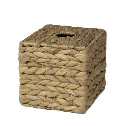 Cubo de mimbre para caja de pañuelos | Dispensador de servilletas y papel decorativo