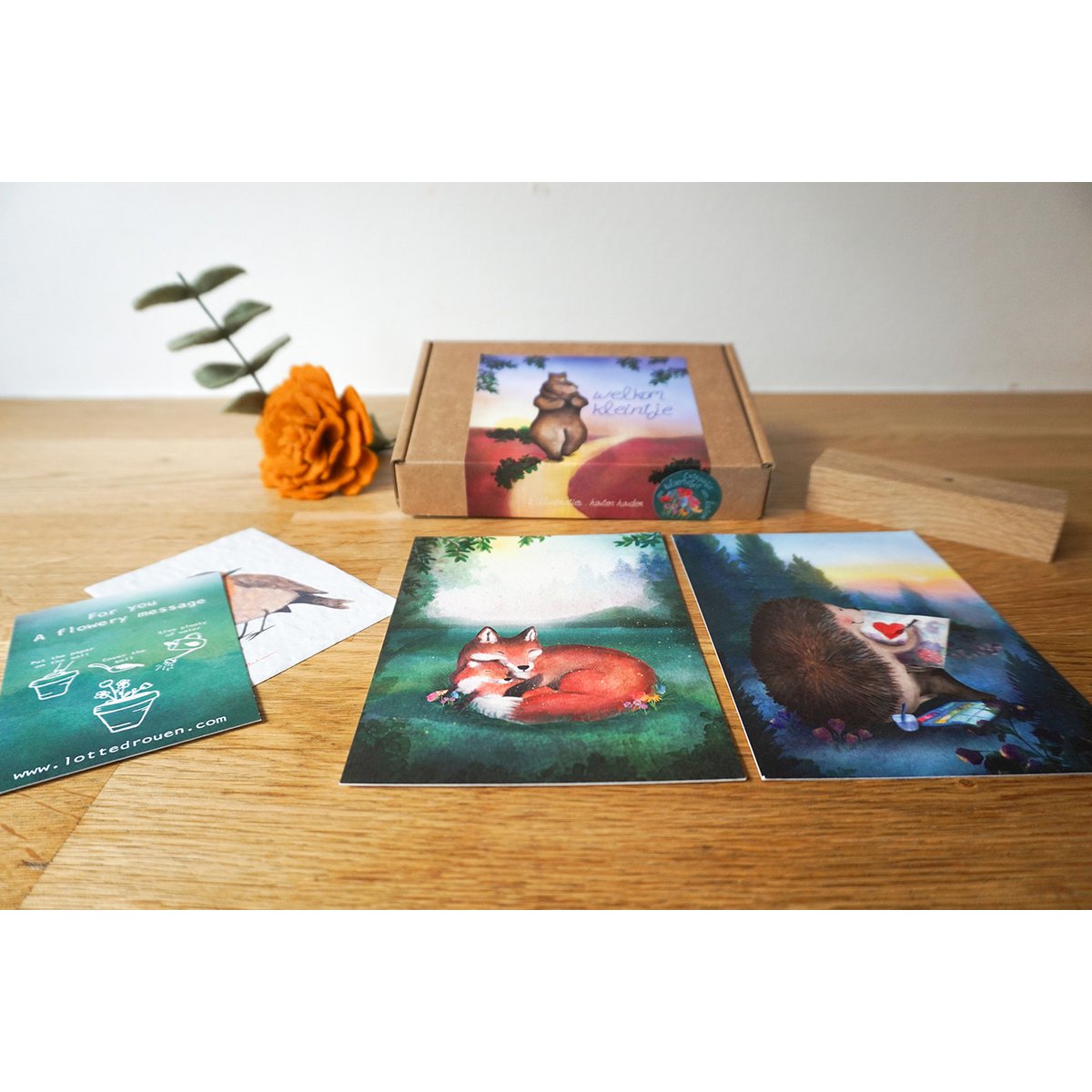 Welcome little one gift set