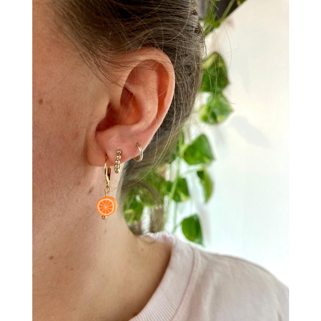 Clay Earrings Oranges 🍊