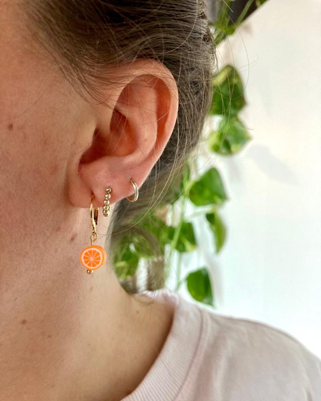 Clay Earrings Oranges 🍊