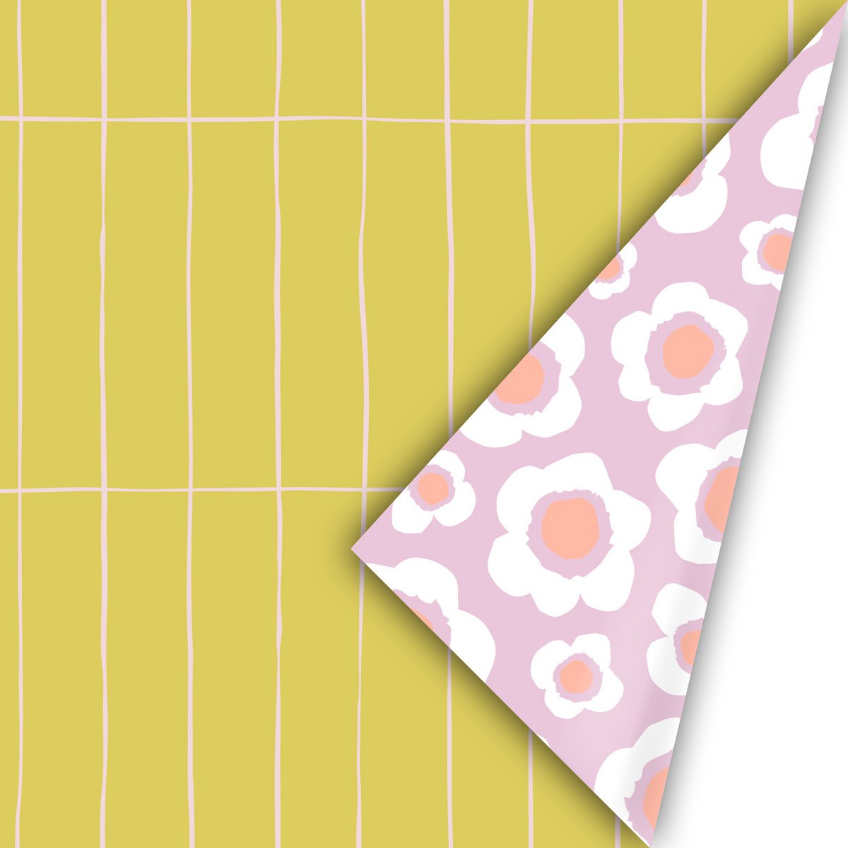 Rollen cadeaupapier - Vibrant Vintage Summer '25 - assorti