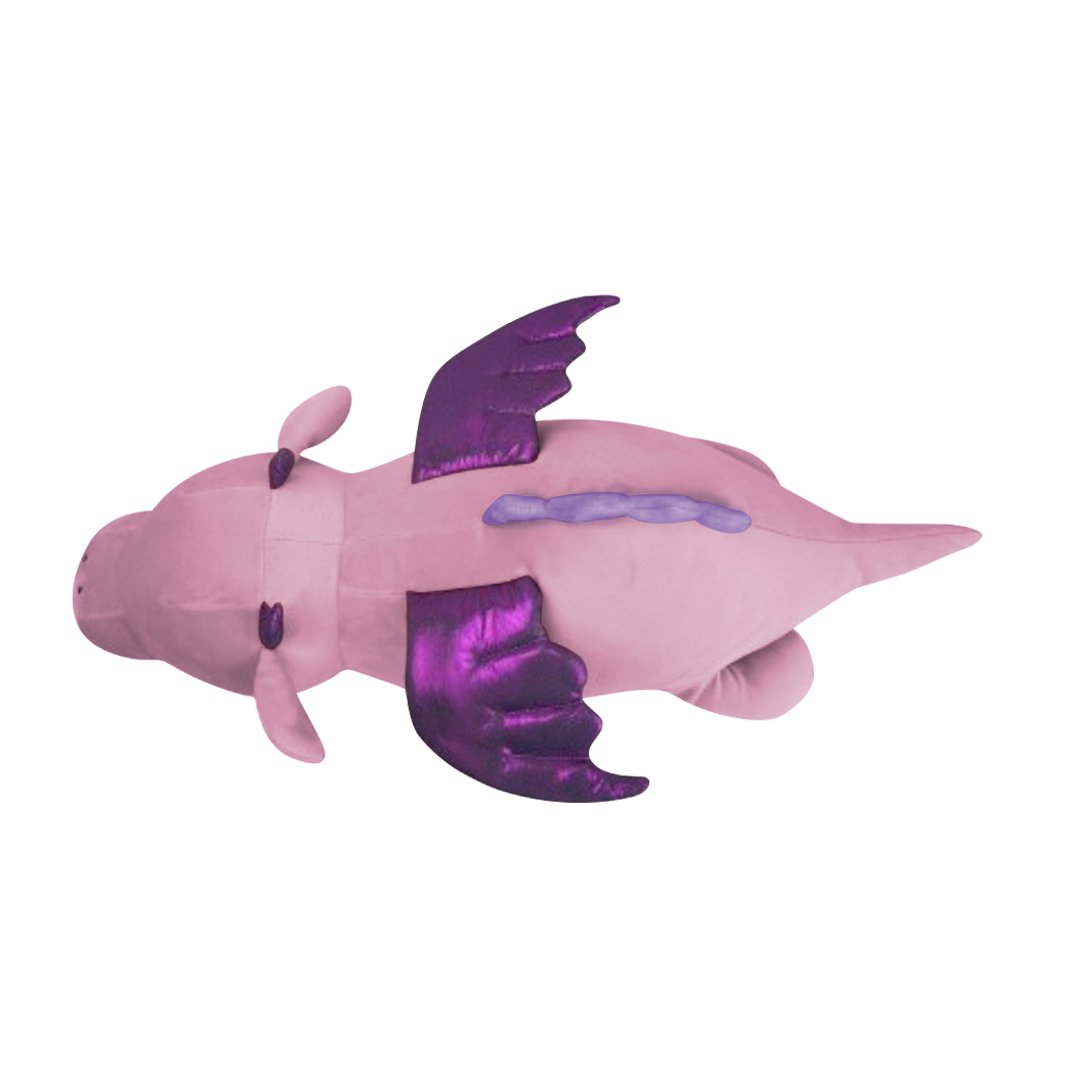 Pluche nemu nemu - DRAGONA - Drakenroos - Taille L - 56 cm