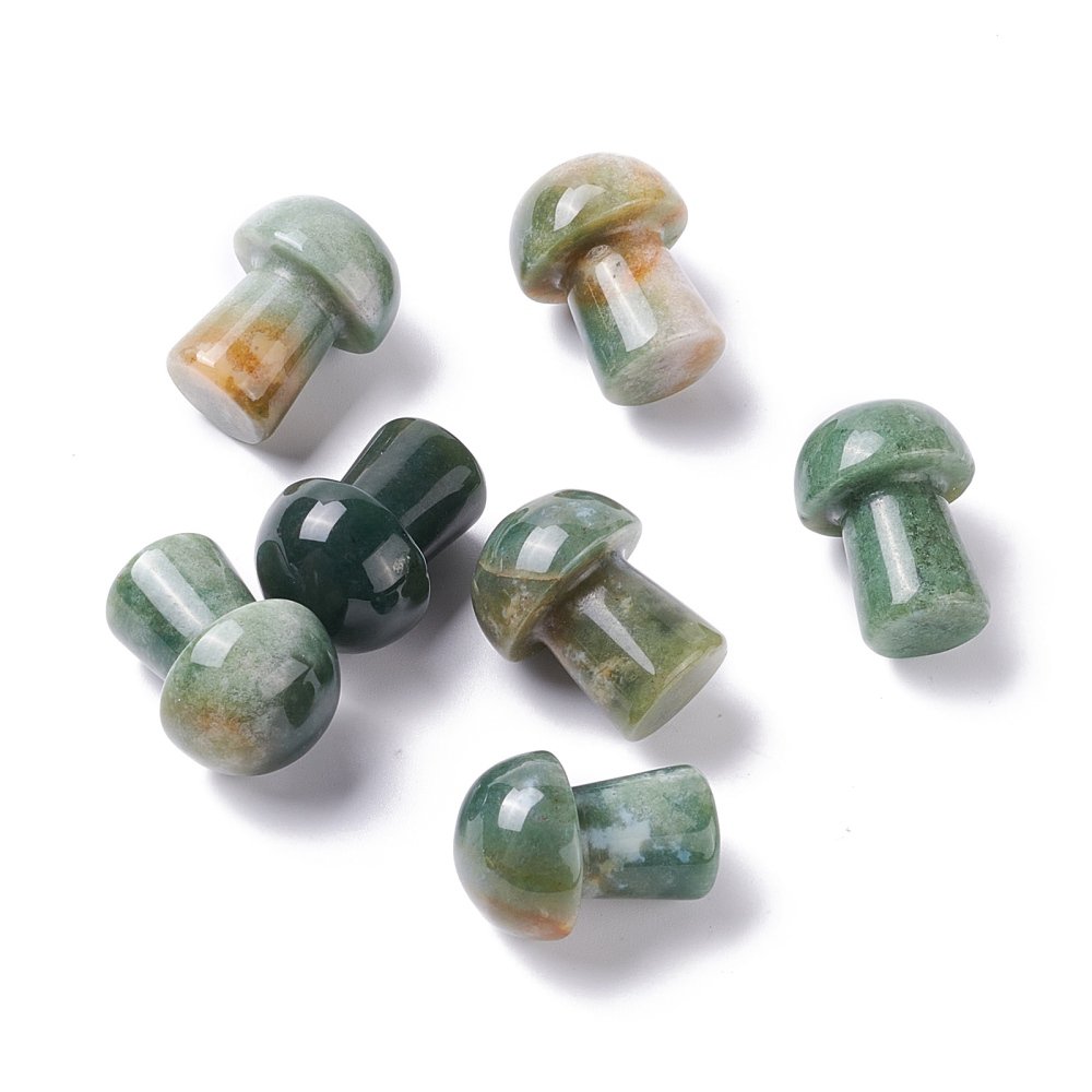 Rocce Sattva | Guarigione dell'agata indiana| Fungo Gua Sha Spa 20mm
