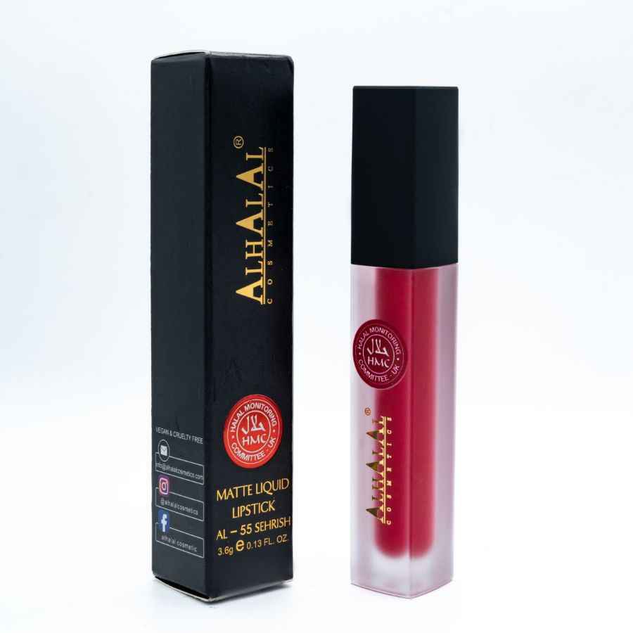 Al-55 lápiz labial brillante de líquido Sehrish