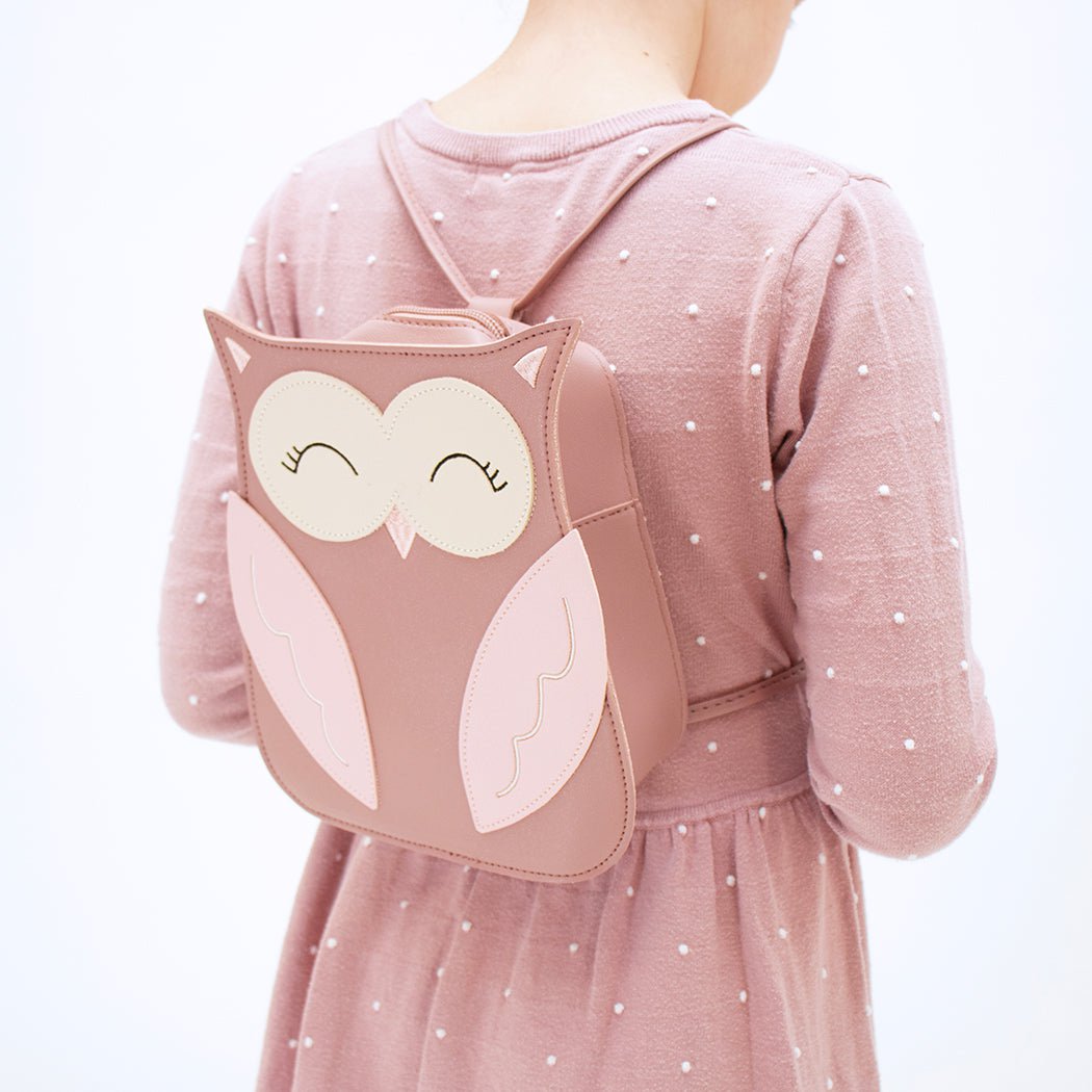 Animal fashion backpack for children the owl - Mommy Jen Rose