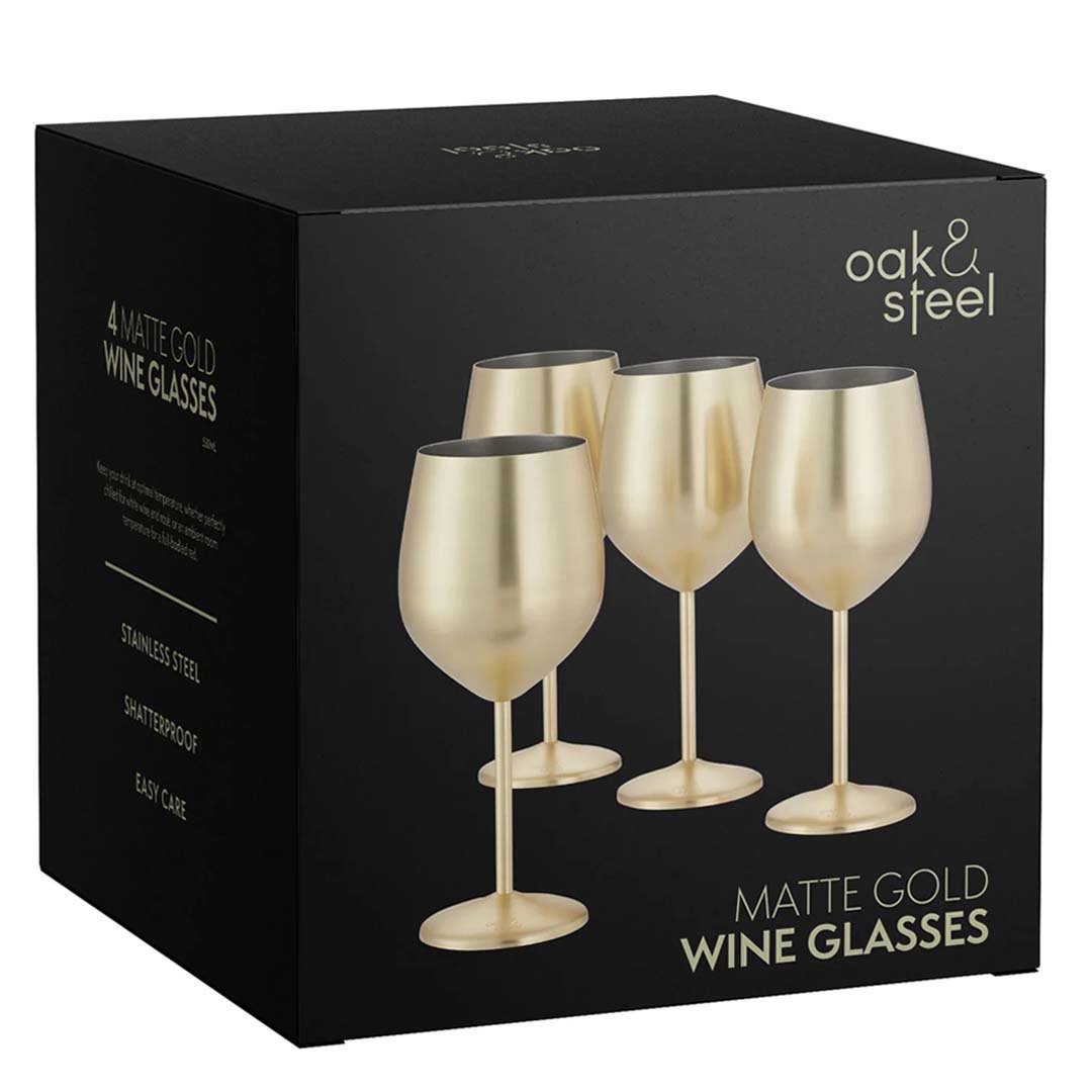 Verre à vin or Matt 4x50cl