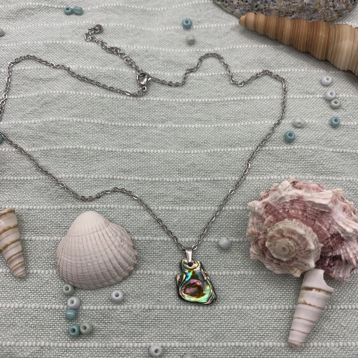 Collier coquillage | Paua 40 cm meilleur surfeur amoureux de l'océan bijoux naturel et coloré