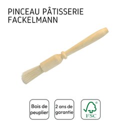 Küchen- und Backpinsel 18 cm aus Schweinshaar Fackelmann Wood Edition