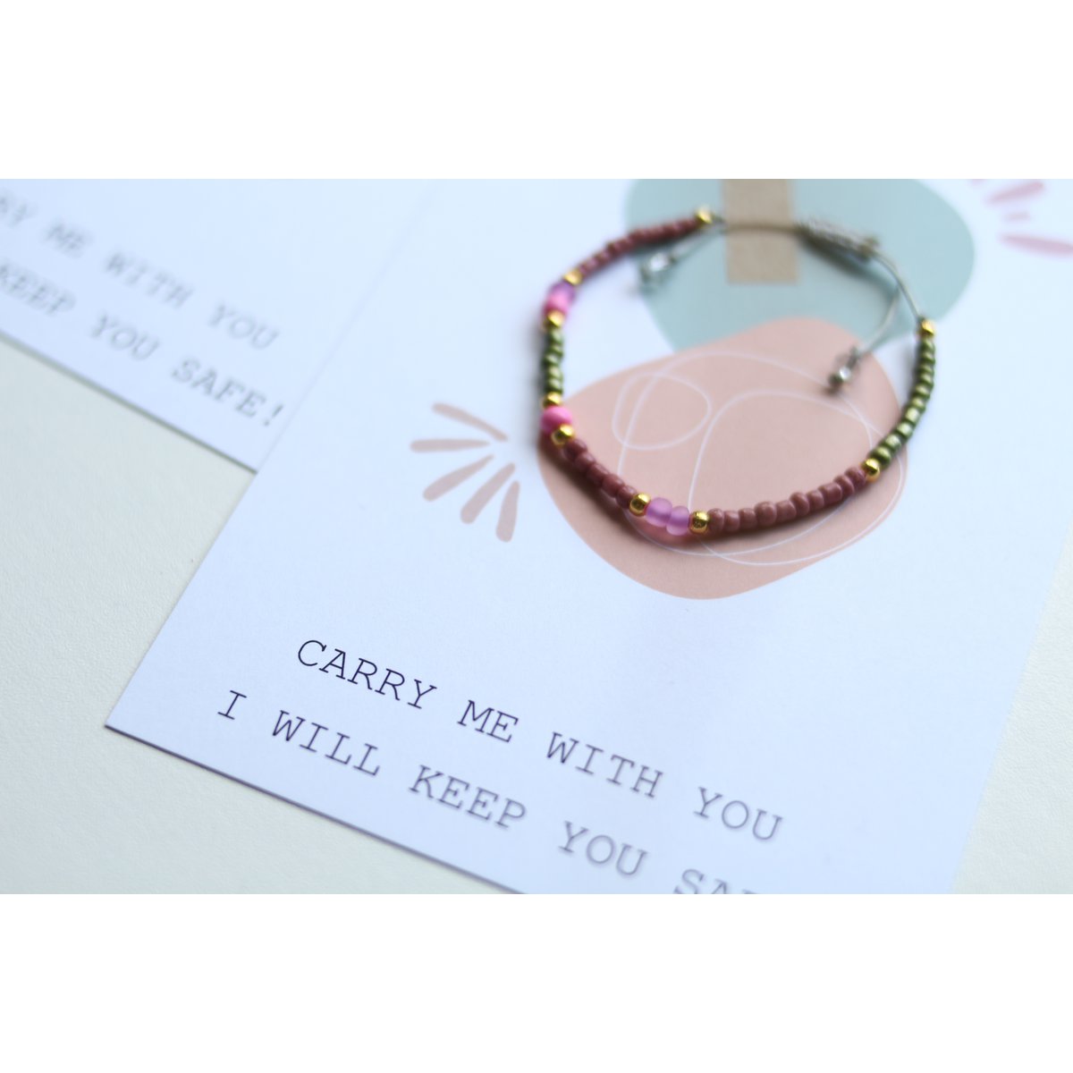 FSC card with adjustable bracelet