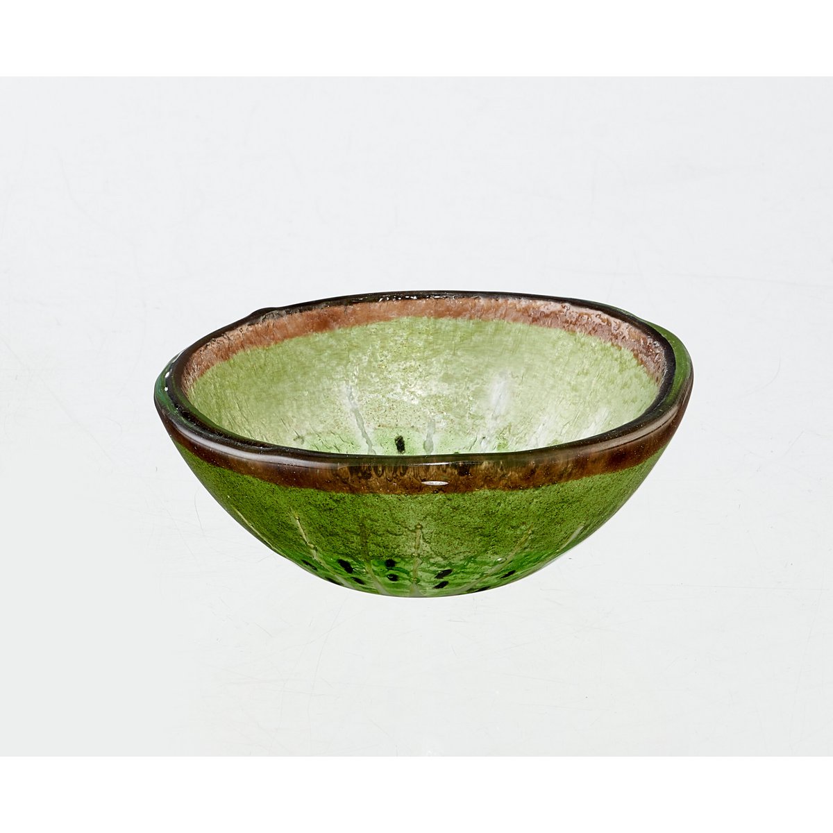 Tropical Bowl XS 9x4 Brown & Green Kiwi
