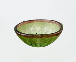 Tropical Bowl XS 9x4 Brown & Green Kiwi