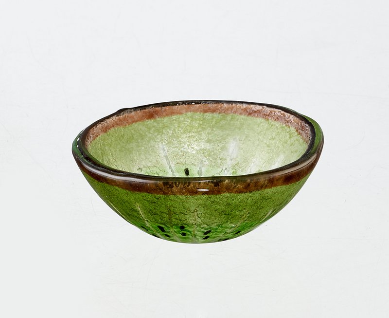 Tropical Bowl XS 9x4 Brown & Green Kiwi