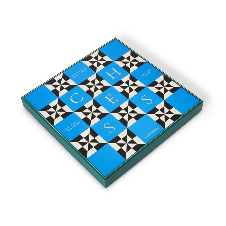 Printworks Spel - Chess lacquered - Poseidon