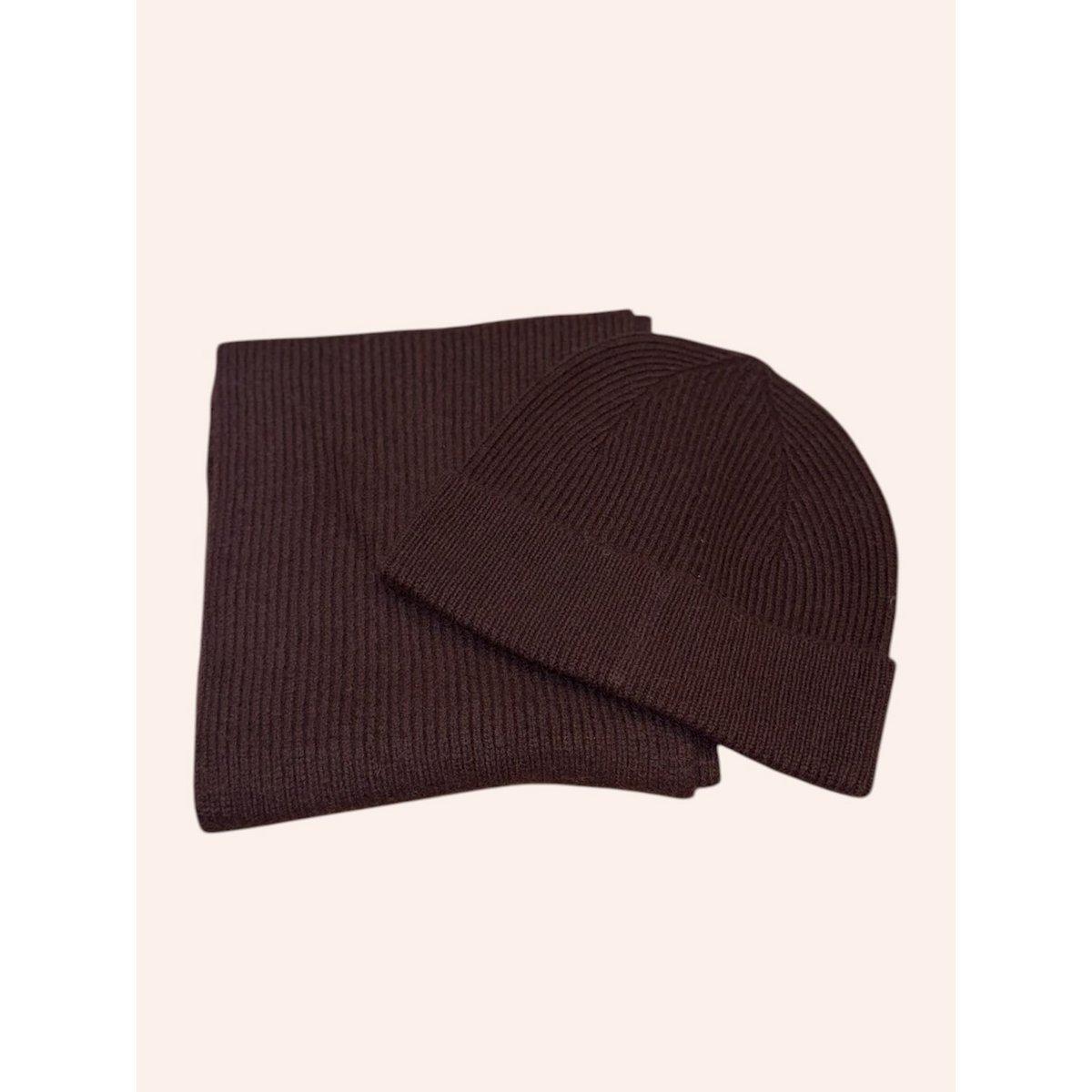 Bonnet et écharpe en 100% laine merinos