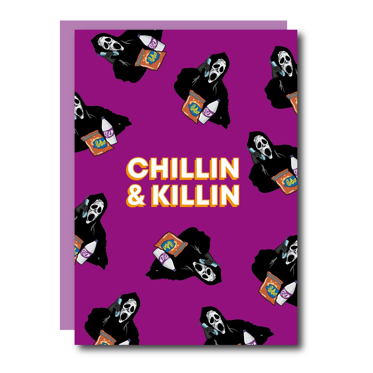 Chillin & Killin Halloween Card