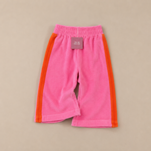 Wide fit badstof roze/oranje | limited edition