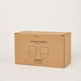 Piccadilly Tumbler Smoke (Set of 2)