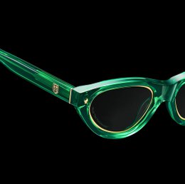 Walton & Mortimer nr. 21 “Enkeproducenten” Poison Green Limited Edition solbriller