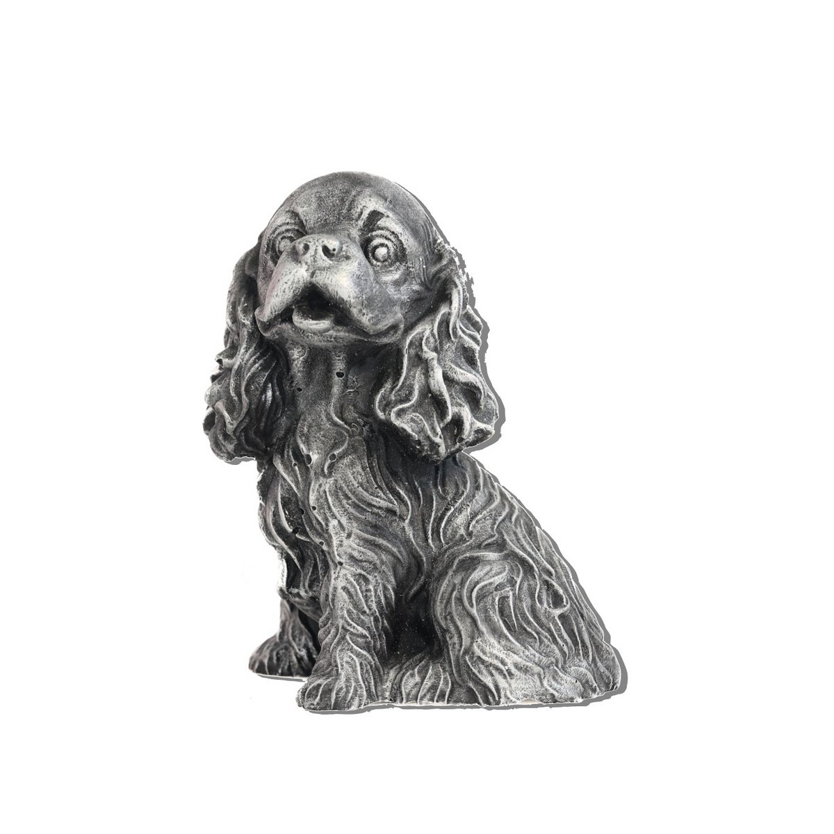 Figurine Cocker Spaniel argent