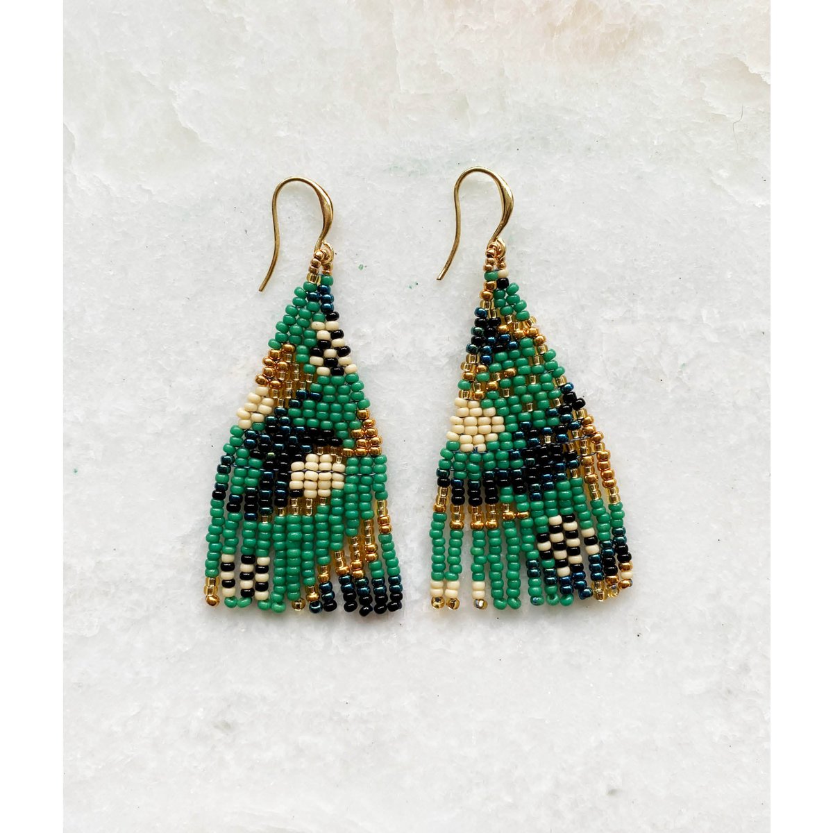 Pendientes | Zara • Verde esmeralda