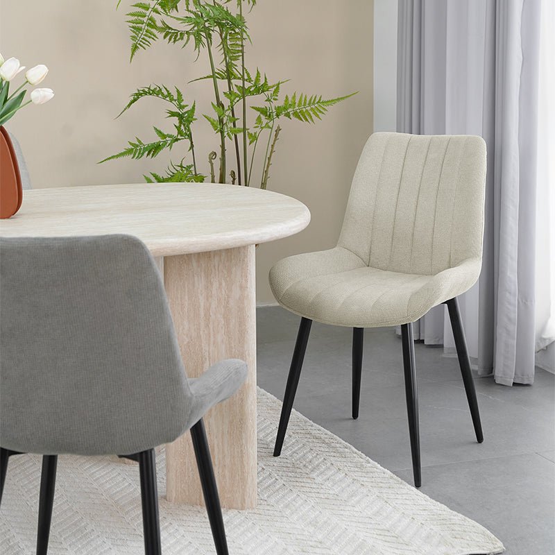Silla de comedor Jarvis [juego de 2] [tela de lino]