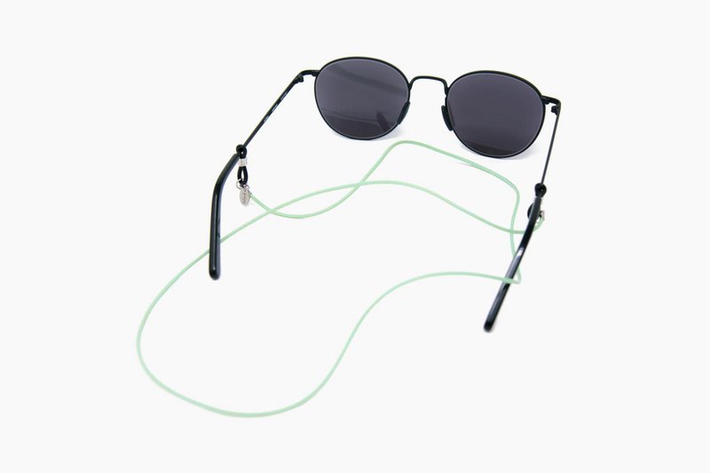 Light green leather strap PESTO