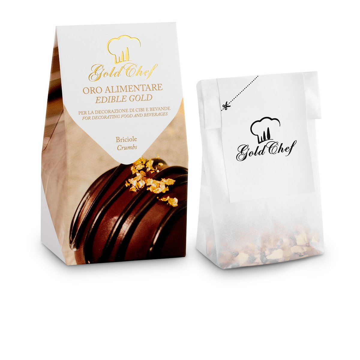 70mg essbare Goldkrümel 23kt