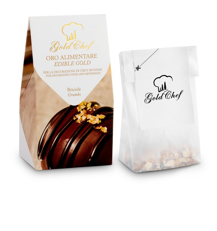 70mg Briciole Di Oro Commestibili 23kt