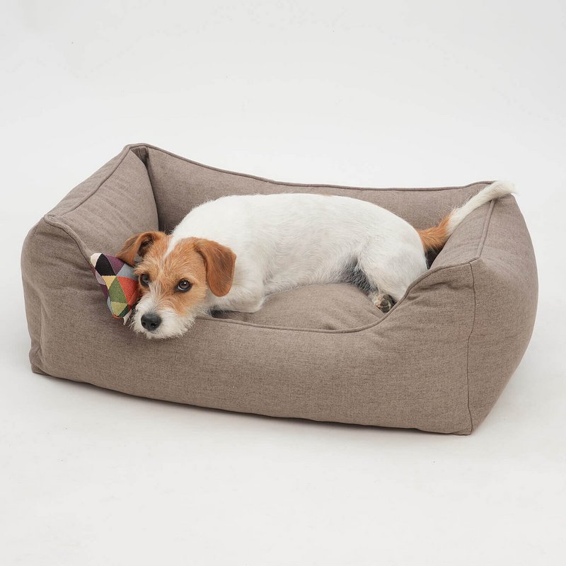 Hundebett Box Bett Ono greige