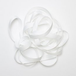 Gavebånd hvidt, hvidt bånd let at binde, 16 mm x 5 m grosgrain bånd til indpakning af gaver