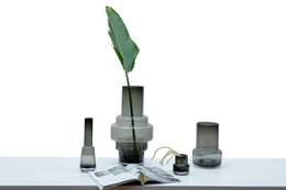 retro style thick glass vase, series: TYLER 10GR